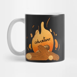 fjallraven - fire of adventure black Mug